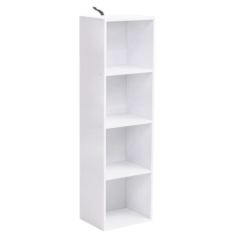 1PC Shelving Unit Storage White Book Shelf Wooden Storage Cubes Bookcases for Living Room Bedroom Furniture