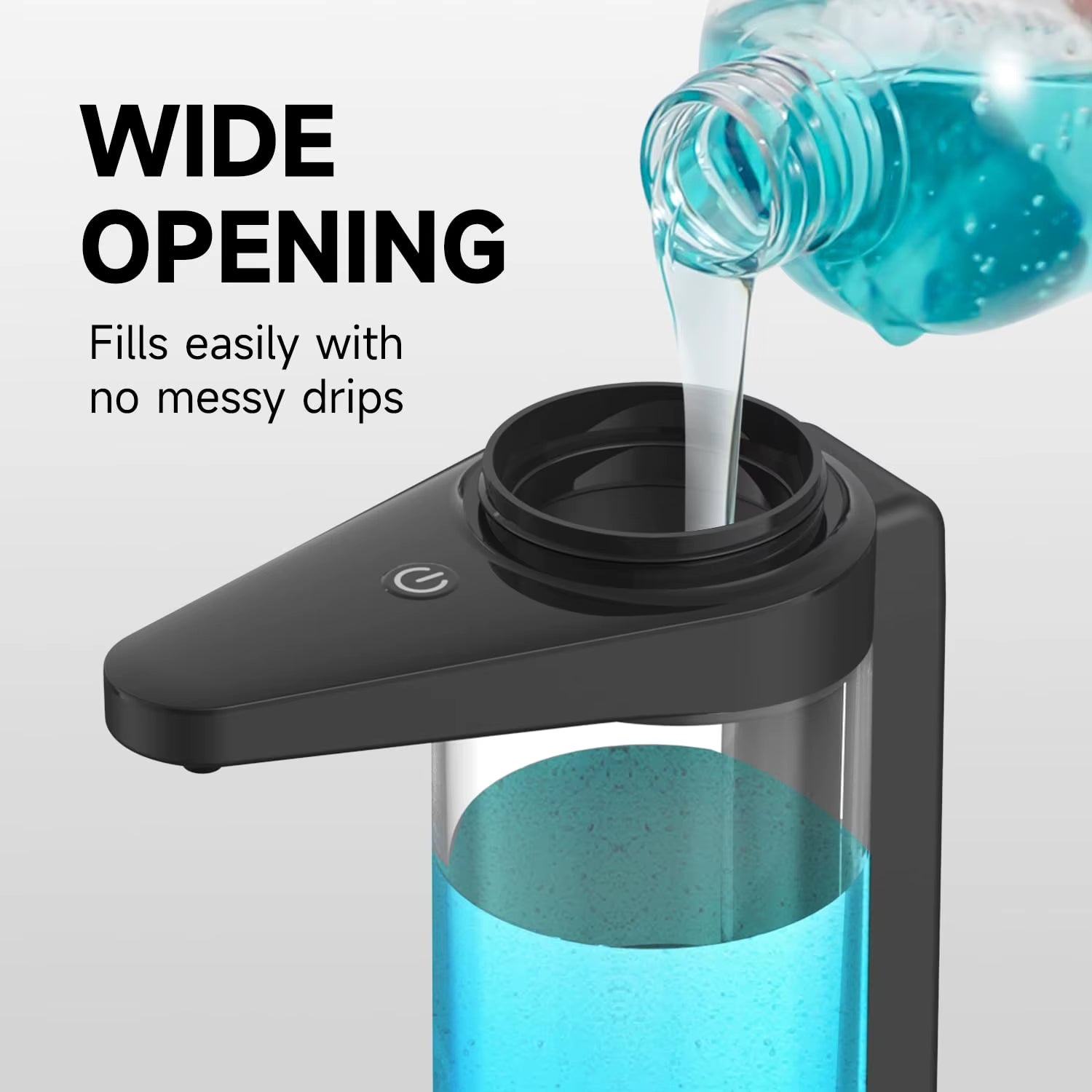 Rechargeable Automatic Soap Dispenser for Kitchen Automatic Sensor Detergent Liquid Dispenser Hands Washing 500ML