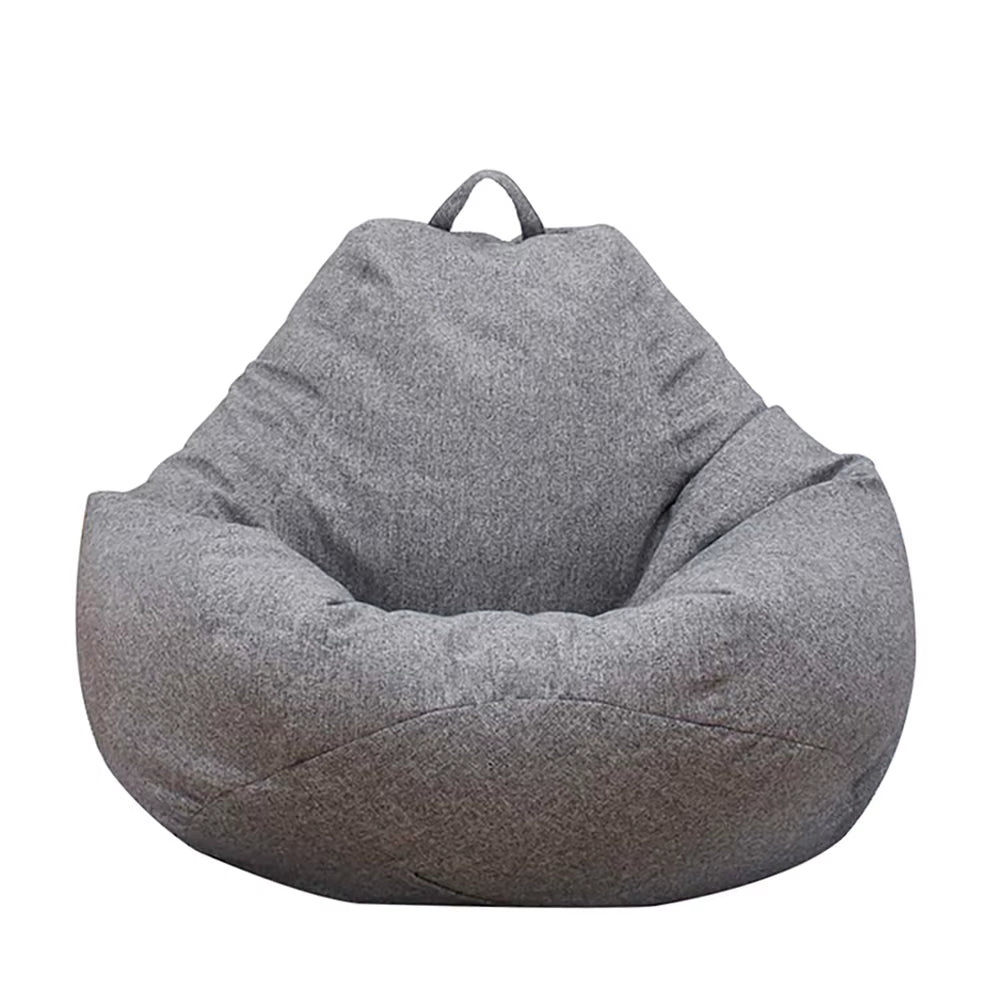 Large Bean Bag Lazy Seat Chair Sofa Cover Couch Soft Fluffy Breathable Adult Child Tatami No Padding Is Included